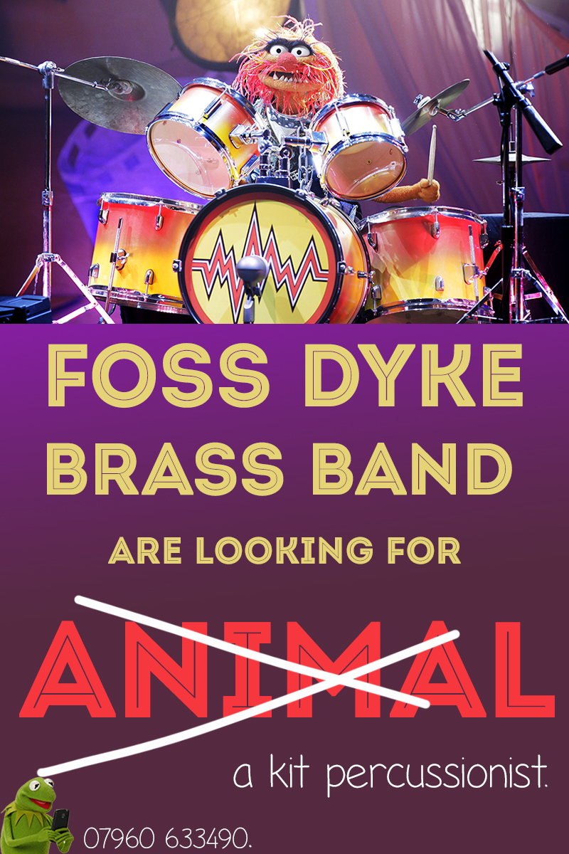Vacancies Foss Dyke Brass Band Chairs available in our Brass Band.